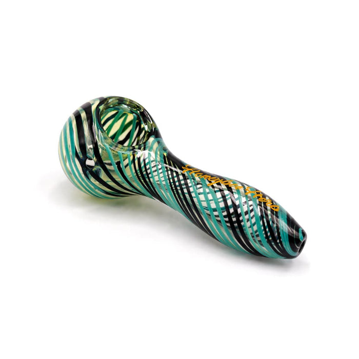 INSIDE OUT LINEWORK SWIRL HAND PIPE SPOON - Toker Supply