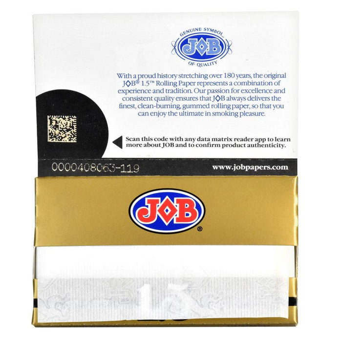 JOB 1.5 Gold Rolling Papers - Toker Supply