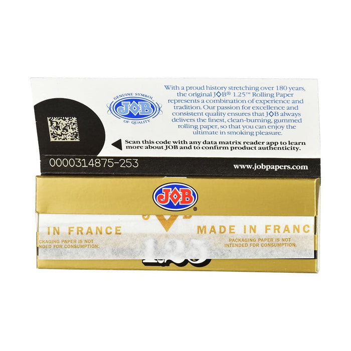 JOB Gold Rolling Papers - Toker Supply