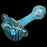 LA Pipes "Spiral Marble Head" Glass Spoon Pipe - Toker Supply