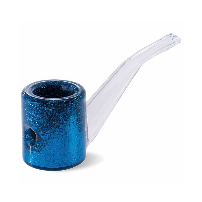 LIQUID GLITTER SHERLOCK HAND PIPE - Toker Supply