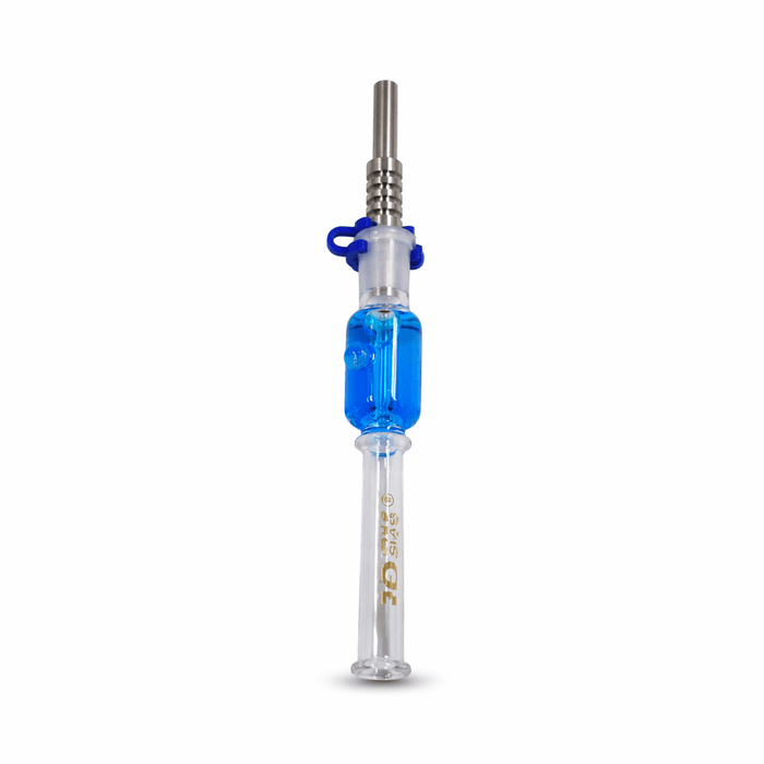 Liquid Lava Collector 14mm Rock Glass Freezable Glycerine Straw - Toker Supply
