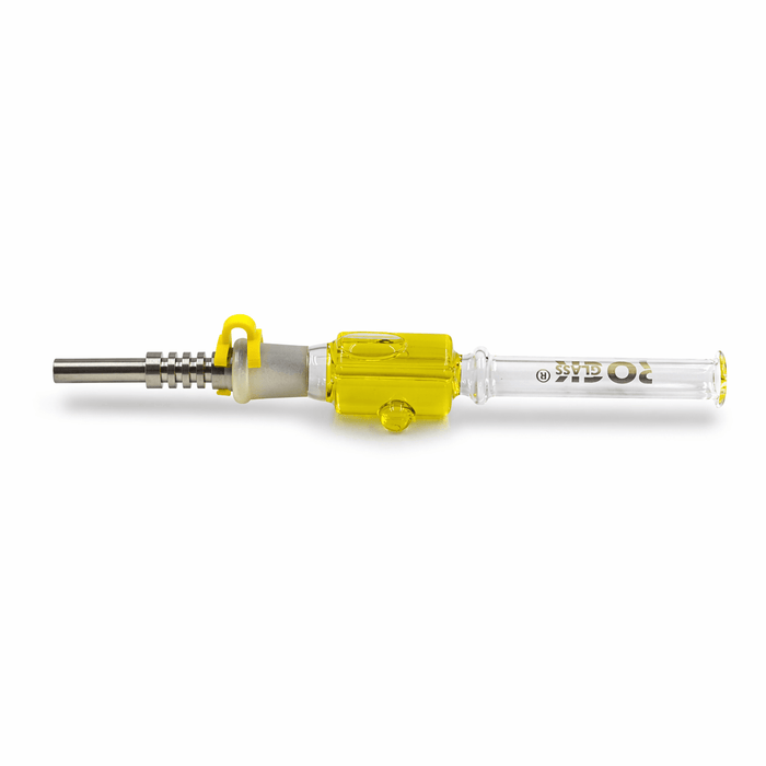 Liquid Lava Collector 14mm Rock Glass Freezable Glycerine Straw - Toker Supply