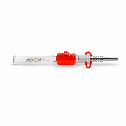 Liquid Lava Collector 14mm Rock Glass Freezable Glycerine Straw - Toker Supply