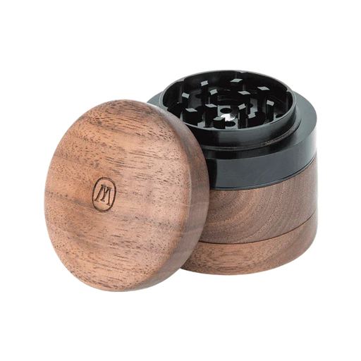 Marley Natural Grinder 4 Piece Small Black Walnut - Toker Supply