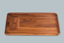Marley Natural Wooden Rolling Tray - Toker Supply