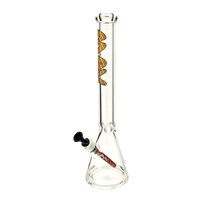 MAV Glass 18" Classic Wigwag Beaker - Toker Supply