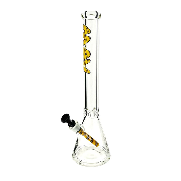 MAV Glass 18" Classic Wigwag Beaker - Toker Supply