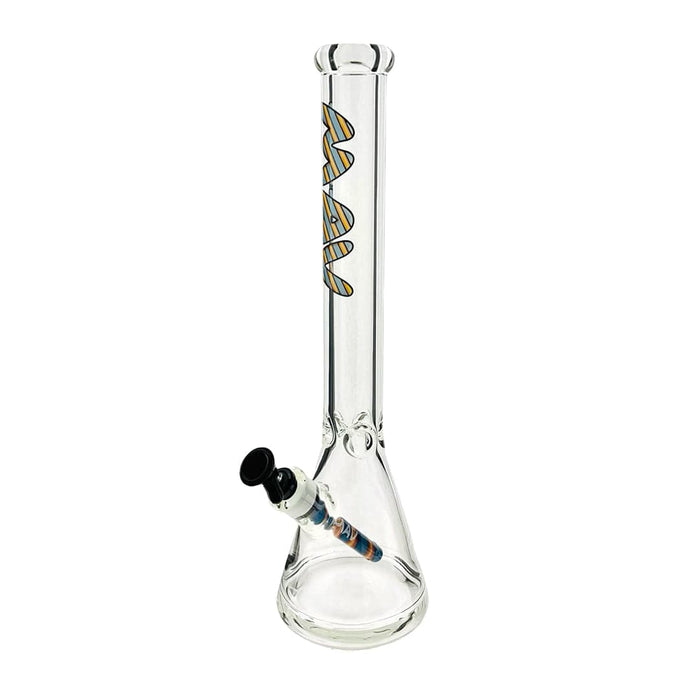 MAV Glass 18" Classic Wigwag Beaker - Toker Supply