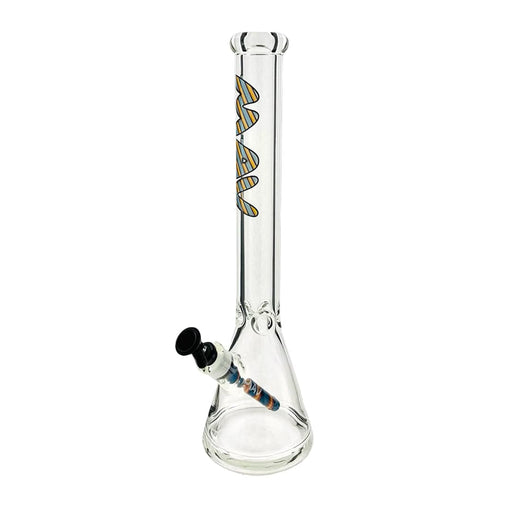 MAV Glass 18" Classic Wigwag Beaker - Toker Supply