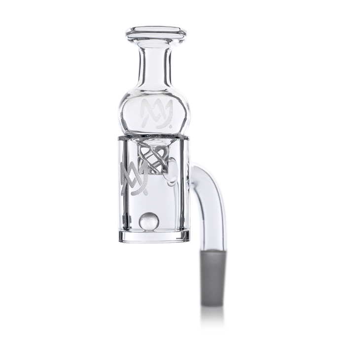 MJ Arsenal Premium Full Weld Clear Quartz Banger - Toker Supply