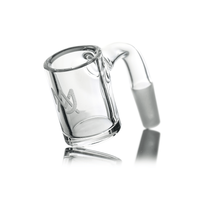 MJ Arsenal Premium Full Weld Clear Quartz Banger - Toker Supply