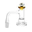 No Weld Quartz Banger Set W/ Dichro Cap & Dichro Beads - Toker Supply