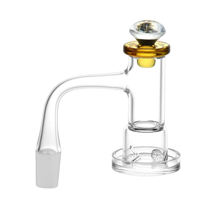 No Weld Quartz Banger Set W/ Dichro Cap & Dichro Beads - Toker Supply