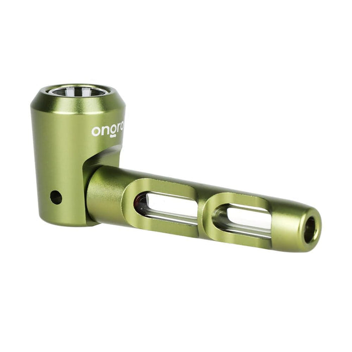 ONGROK Aluminum & Glass Spoon Pipe | 4.25" - Toker Supply