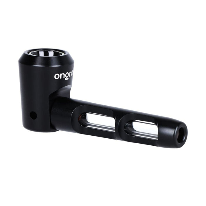 ONGROK Aluminum & Glass Spoon Pipe | 4.25" - Toker Supply
