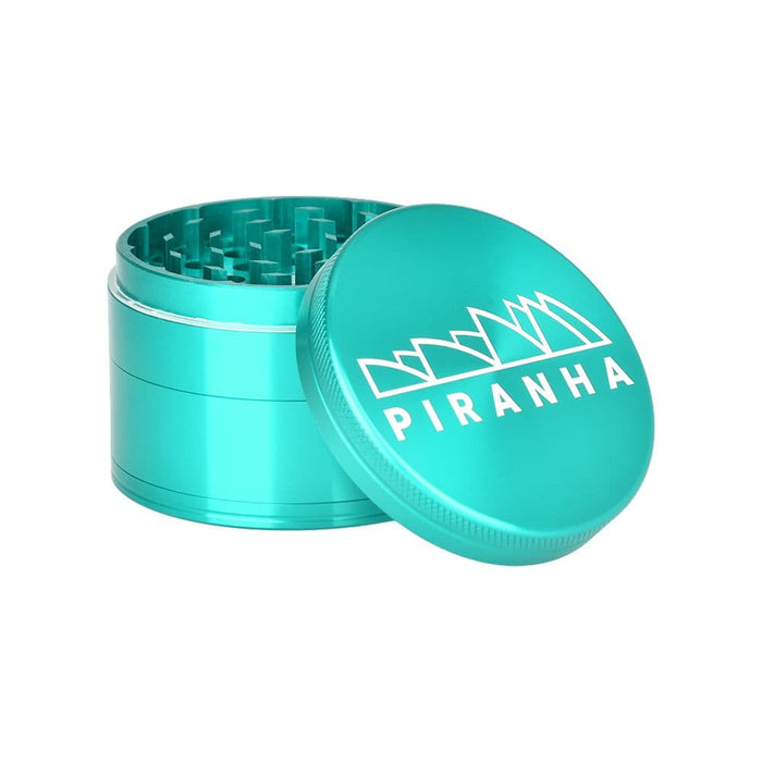 Piranha Pollinator Aluminum Grinder | 4pc | 2.5" - Toker Supply