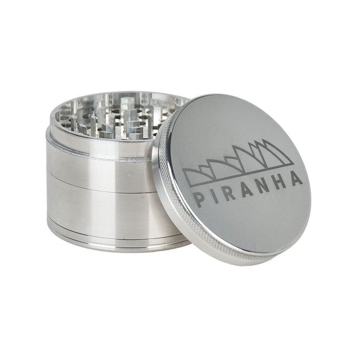 Piranha Pollinator Aluminum Grinder | 4pc | 2.5" - Toker Supply