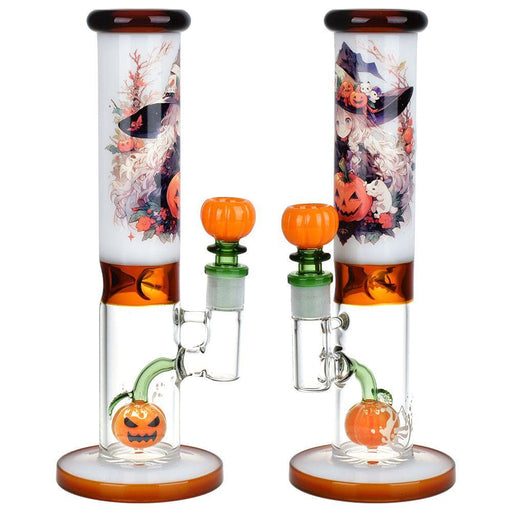 Pulsar Anime Halloween Straight Tube Water Pipe - 9.75" / 14mm F - Toker Supply
