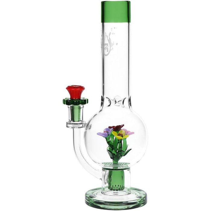 Pulsar Chill Flowerz Glass Water Pipe - 12" /14mm F - Toker Supply