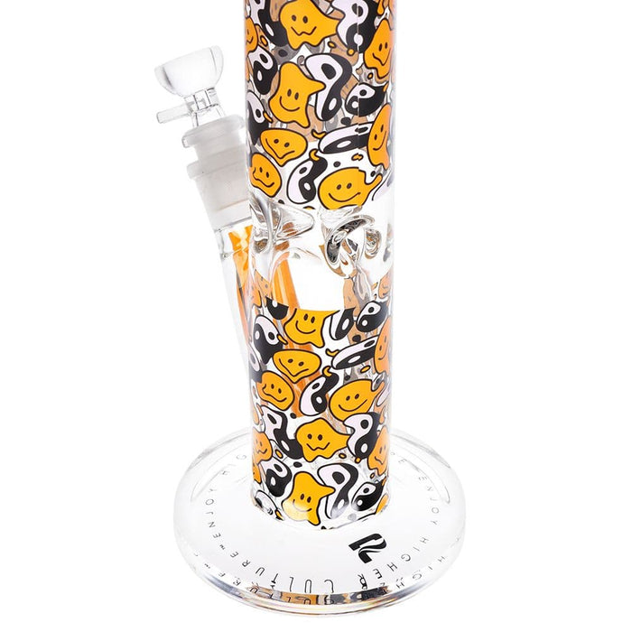 Pulsar Design Series Straight Tube Glass Water Pipe | 12" | 14mm F - Toker Supply