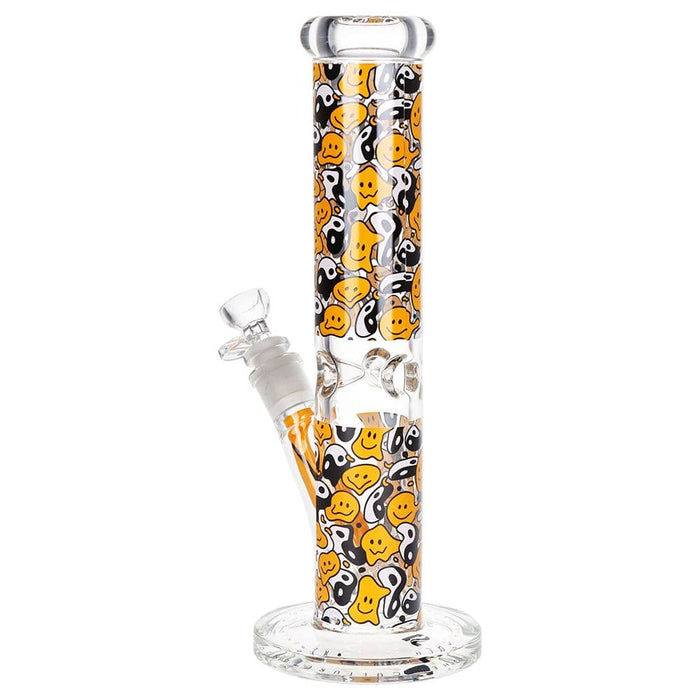Pulsar Design Series Straight Tube Glass Water Pipe | 12" | 14mm F - Toker Supply