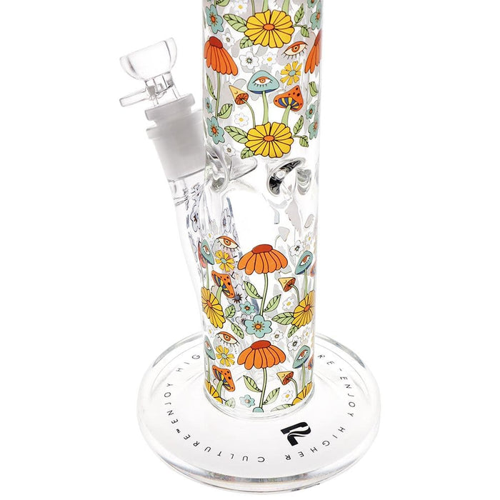 Pulsar Design Series Straight Tube Glass Water Pipe | 12" | 14mm F - Toker Supply