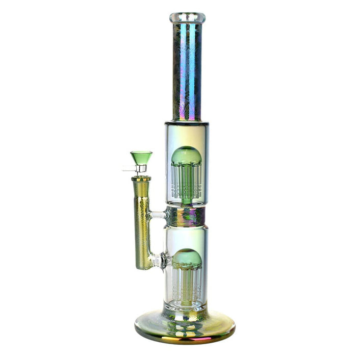 Pulsar Dub Chamber Electro Etched Water Pipe | 13.75" | 14mm F - Toker Supply
