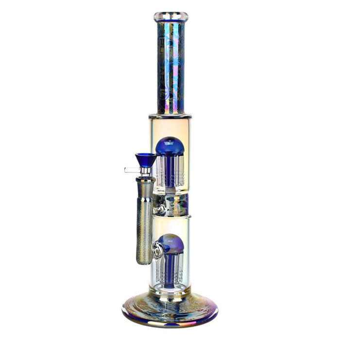 Pulsar Dub Chamber Electro Etched Water Pipe | 13.75" | 14mm F - Toker Supply