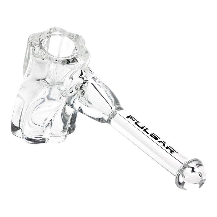Pulsar Elegant Glass Hand Pipe with Built-In Honeycomb Screen - 5.2" - Toker Supply