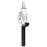 Pulsar Fab Egg Bubbler Glass Mouthpiece Attachment for Puffco Pivot - 5" / Clear - Toker Supply