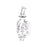 Pulsar Fab Egg Bubbler Glass Mouthpiece Attachment for Puffco Pivot - 5" / Clear - Toker Supply