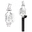 Pulsar Fab Egg Bubbler Glass Mouthpiece Attachment for Puffco Pivot - 5" / Clear - Toker Supply
