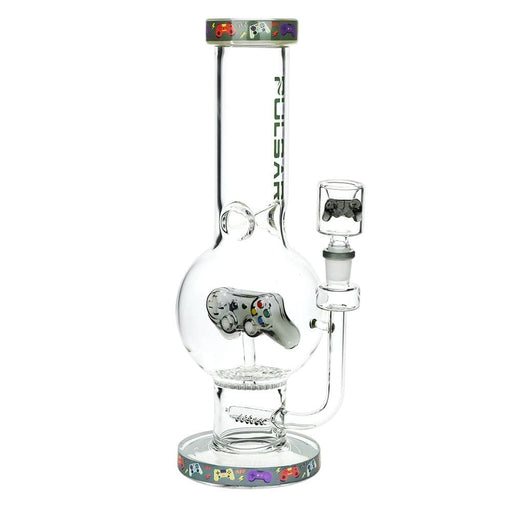 Pulsar Game Time Bubble Base Glass Water Pipe - 12.5" / 14mm F - Toker Supply