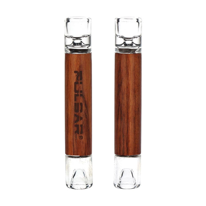 Pulsar Glass & Wood One Hitter | 4" - Toker Supply