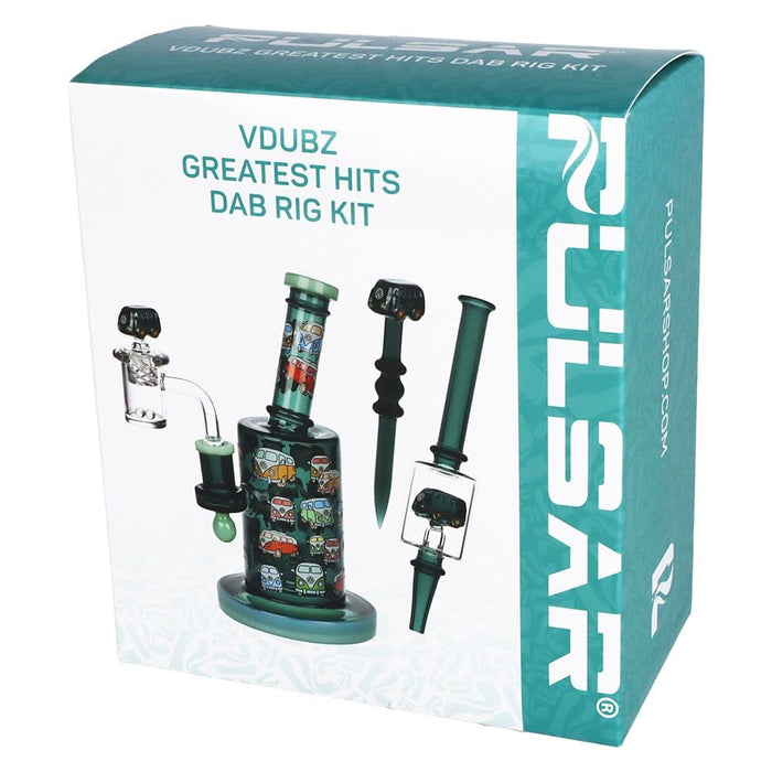 Pulsar Greatest Hits Series Glow Dab Rig Kit / 8" / 14mm F - Toker Supply