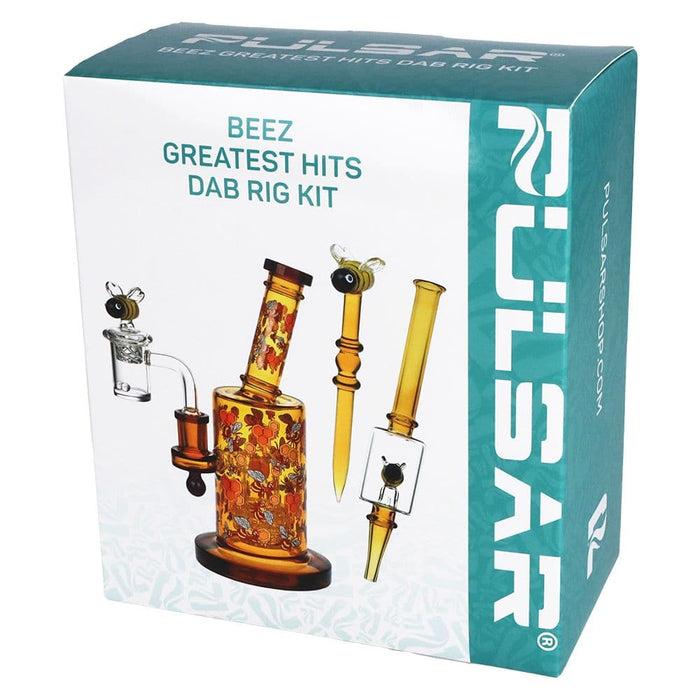 Pulsar Greatest Hits Series Glow Dab Rig Kit / 8" / 14mm F - Toker Supply