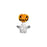 Pulsar Halloween Ball Glass Dab Rig Set - 7.75" / 14mm F - Toker Supply