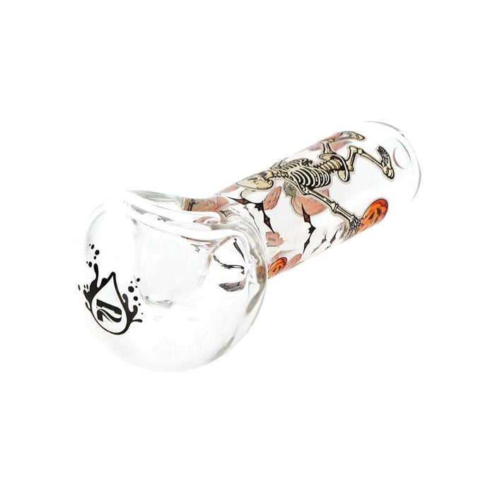 Pulsar Halloween Ball Herb Pipe Glow Duo - 10" / 14mm F - Toker Supply