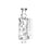 Pulsar Incycler Bubbler Glass Mouthpiece Attachment for Puffco Pivot - 4.3" / Clear - Toker Supply