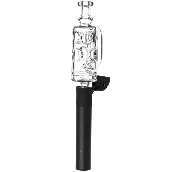 Pulsar Incycler Bubbler Glass Mouthpiece Attachment for Puffco Pivot - 4.3" / Clear - Toker Supply