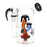 Pulsar Magma Lake Mushroom Glass Water Pipe - 5.5" / 14mm F - Toker Supply