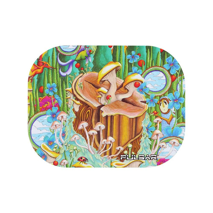 Pulsar Mini Magnetic Rolling Tray Lid - Where Love Is Alive / 7"x5.5" - Toker Supply