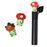 Pulsar Mushroom Glass Mouthpiece Attachment for Puffco Pivot w/ Display Stand - Colors Vary - Toker Supply