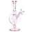 Pulsar Pink Heart Chalice Glass Water Pipe - 9" / 14mm F - Toker Supply