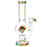 Pulsar Rubik's Cube Perc Bubble Base Glass Water Pipe - 12.5" - Toker Supply