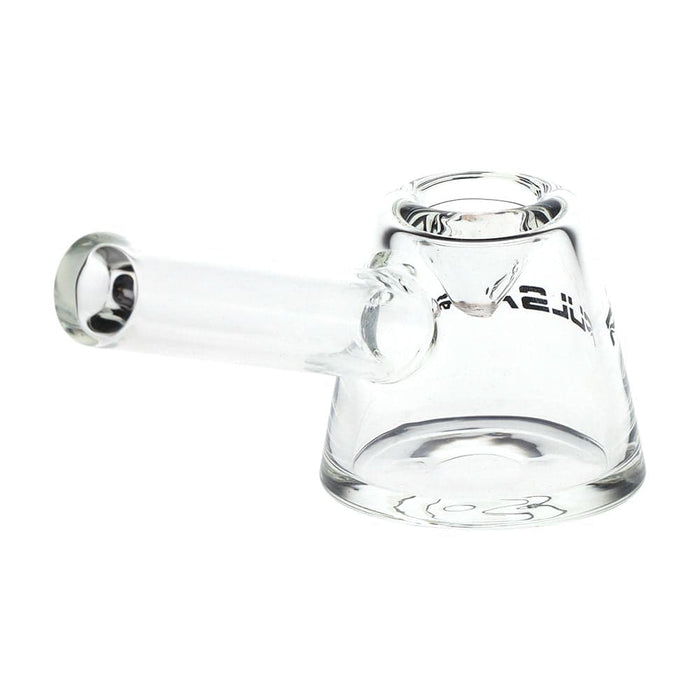 Pulsar Slant Neck Beaker Glass Water Pipe Zippered Case Travel Kit - 7" / Clear - Toker Supply