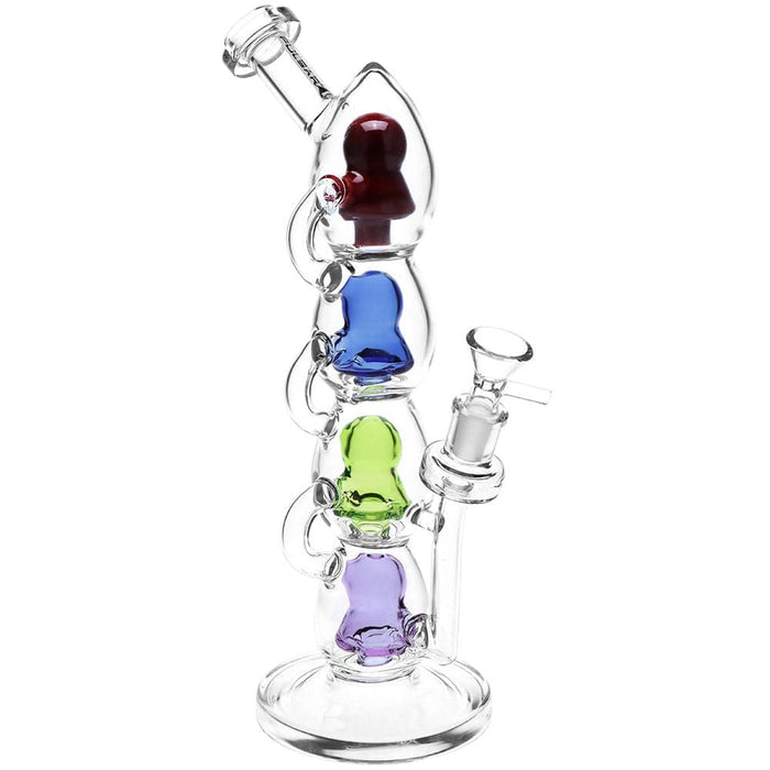 Pulsar Stacks on Stacks Glass Water Pipe - 11.75" - Toker Supply