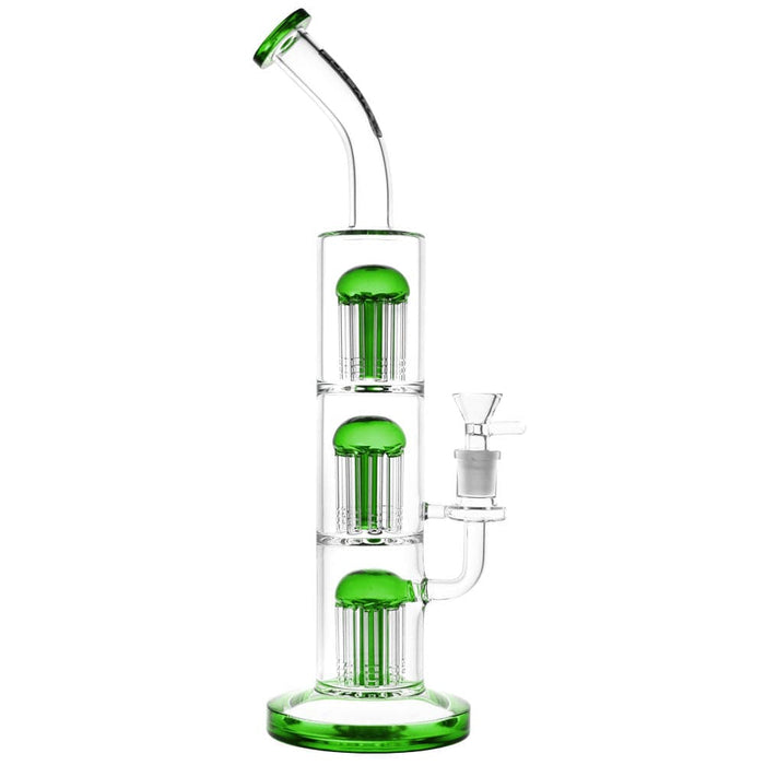Pulsar Triple Jellyfish Perc Water Pipe | 14" | 14mm F - Toker Supply