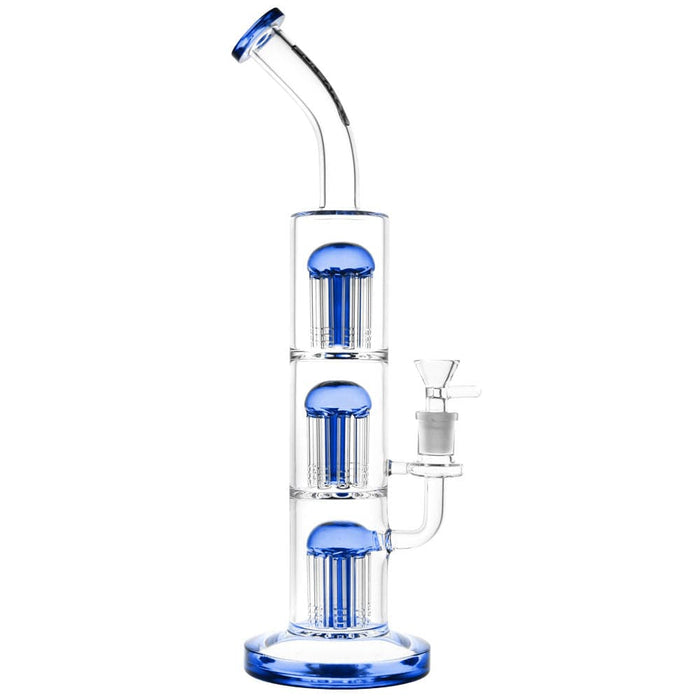 Pulsar Triple Jellyfish Perc Water Pipe | 14" | 14mm F - Toker Supply